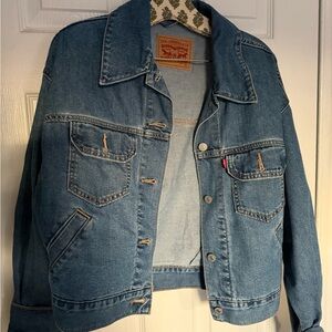 Levi's Classic Blue oversized Jean denim Jacket